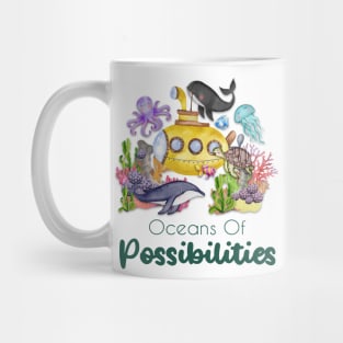 oceans summer reading 2022 whale Mug